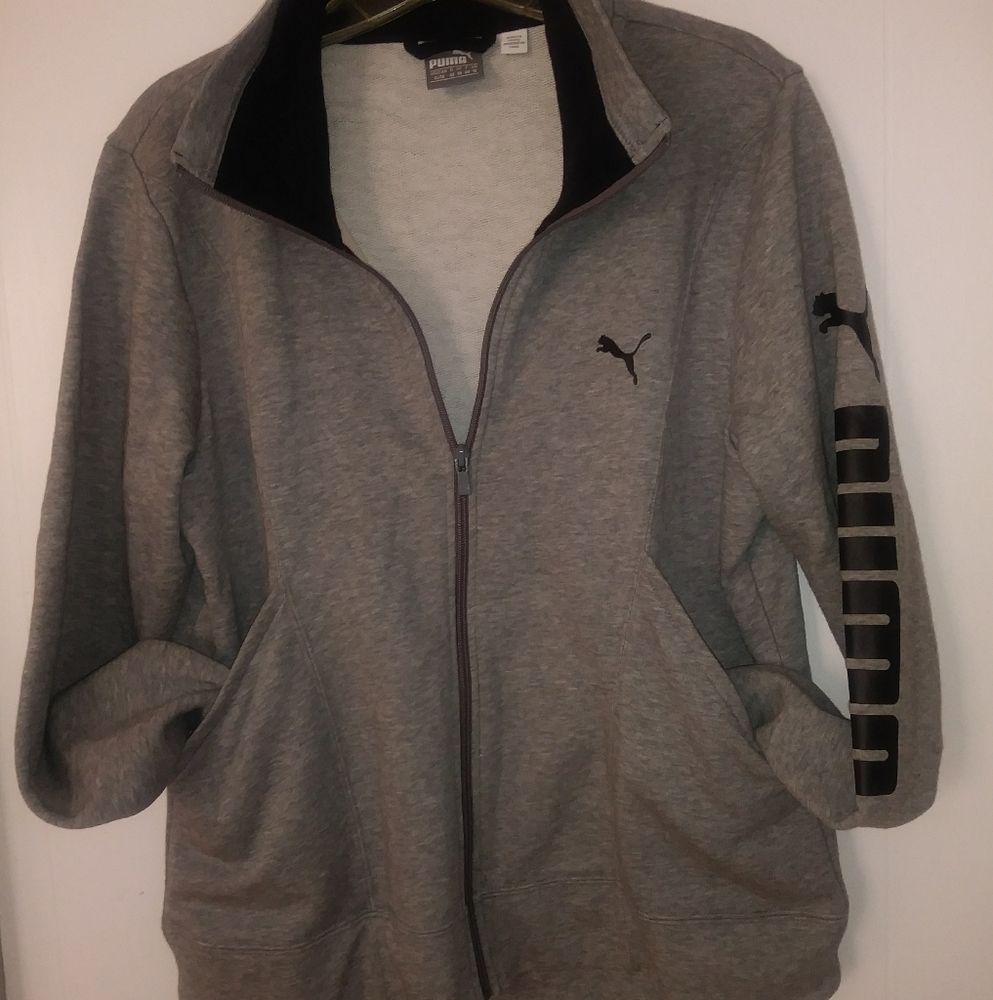 PUMA zip up high collar jacket